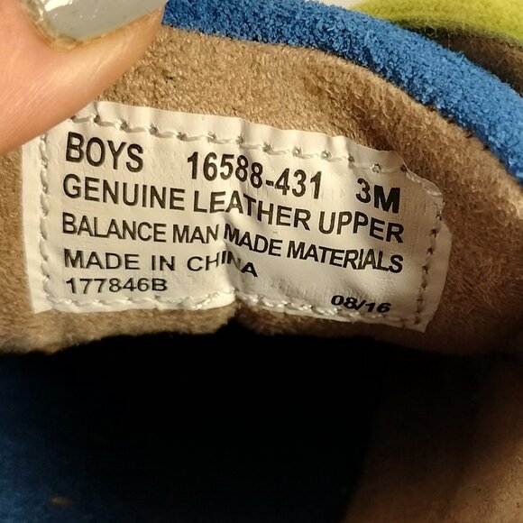 Florsheim Boy's Blue Suede Shoes - Picture 2 of 8